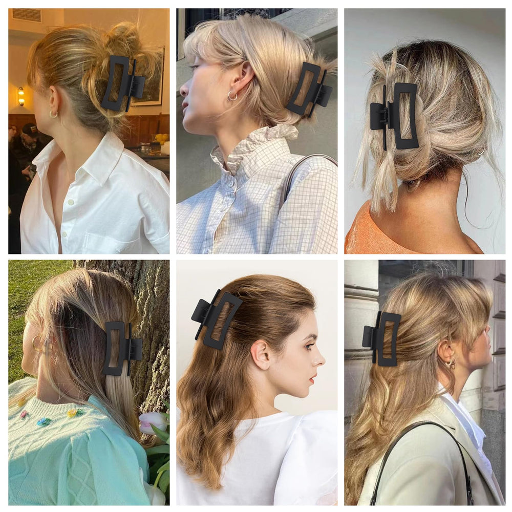 Sisiaipu accesorio para cabello, clip cuadrado para mujeres y niñas.