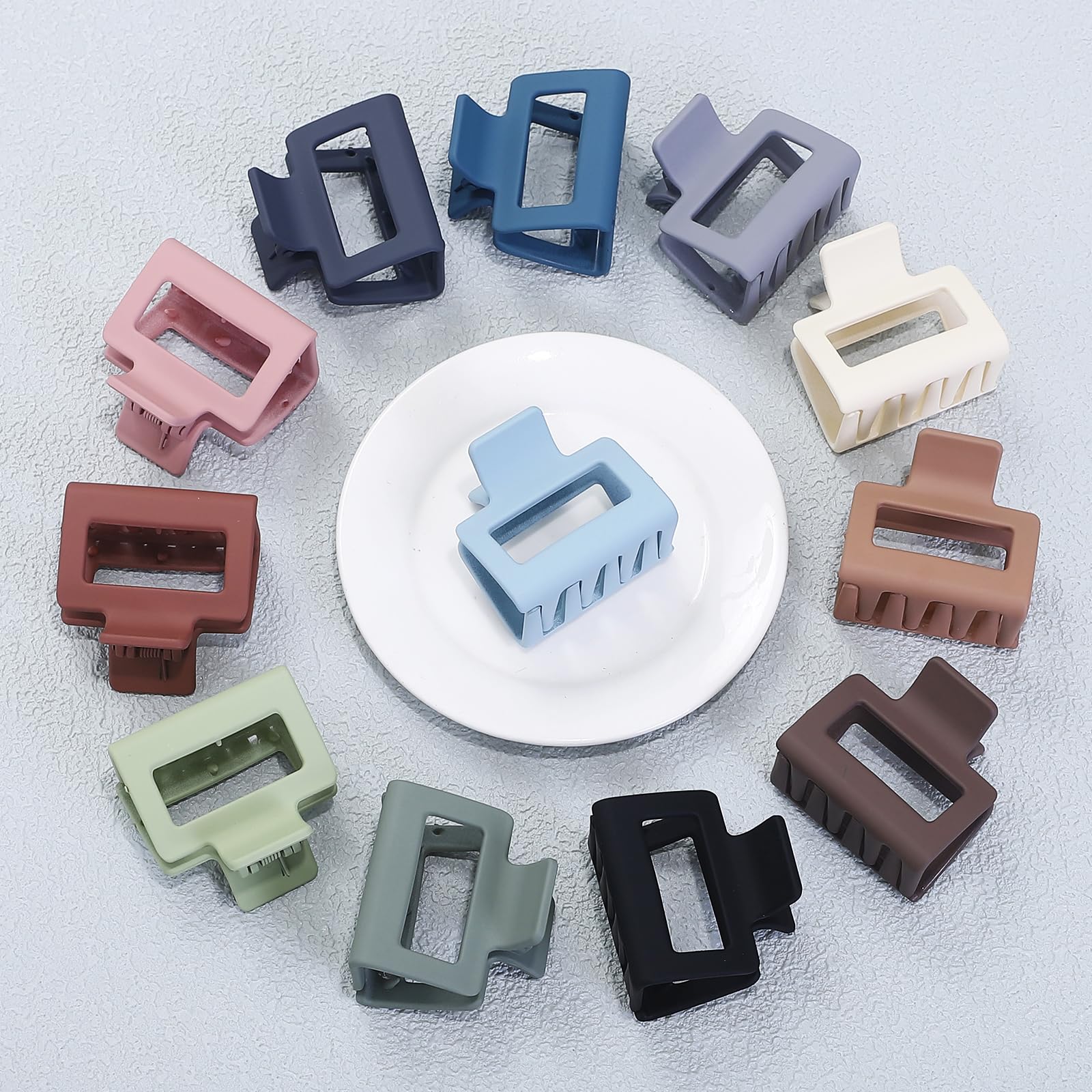 Set de 12 clips Sisiaipu multicolores para combinar con outfits.