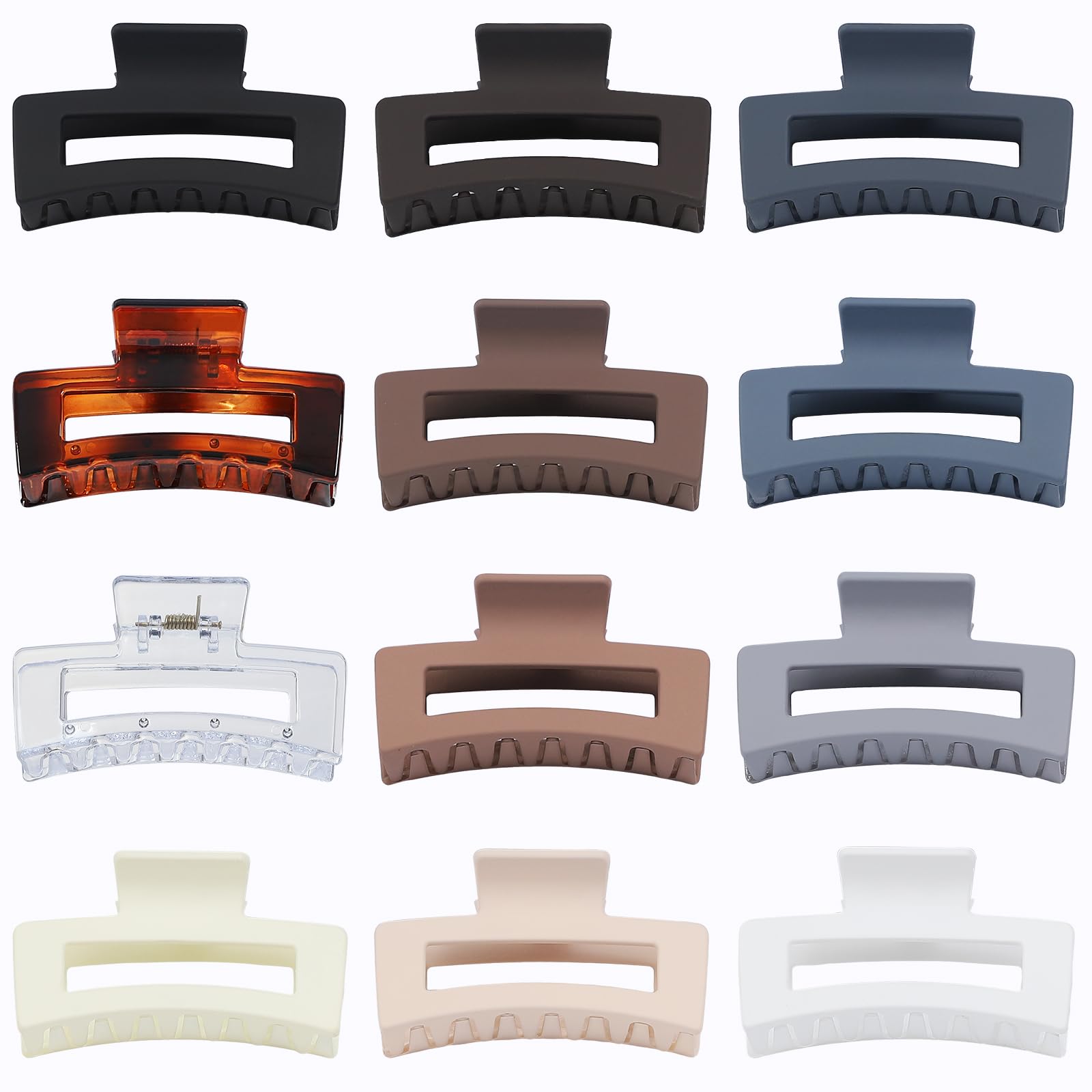 Sisiaipu clips multicolores 12 piezas para combinar estilo