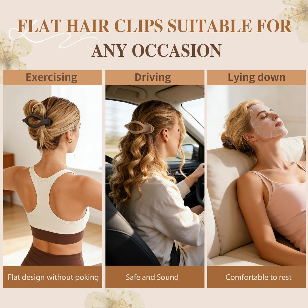 Sisiaipu light brown flat hair clip provides reliable hold for easy styling