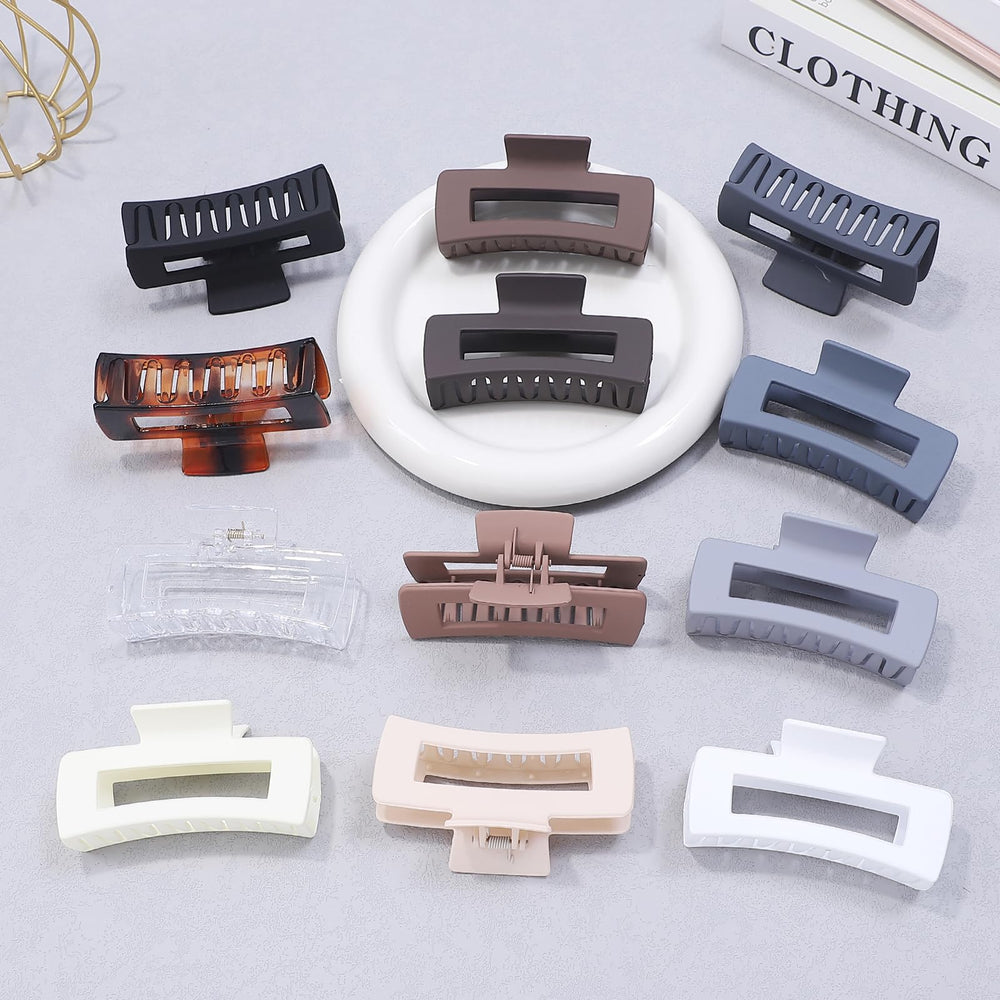 Paquete de 12 ganchos para cabello Sisiaipu, solución práctica para peinados.