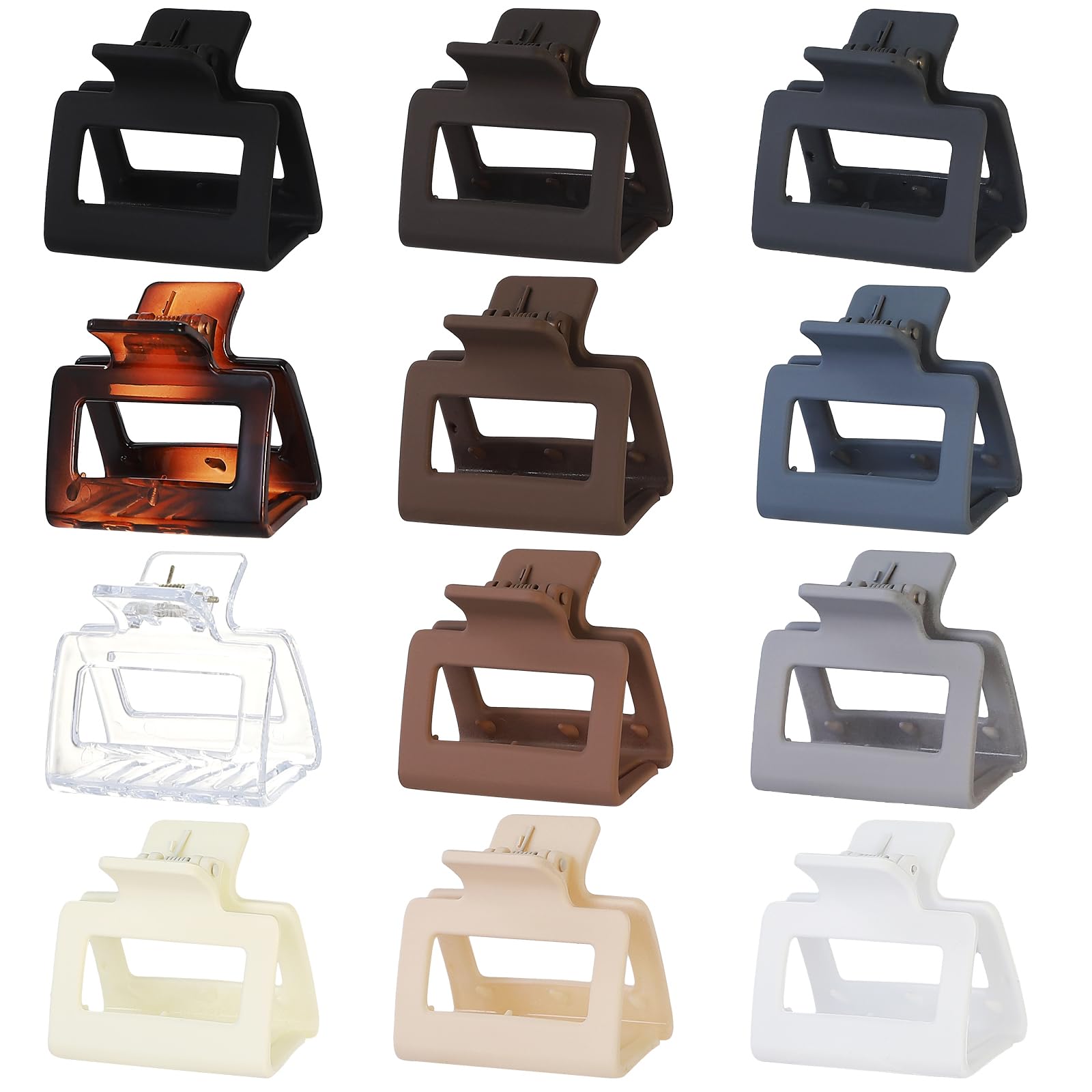 Pinza Sisiaipu en acrílico transparente ideal para peinados diarios discretos.