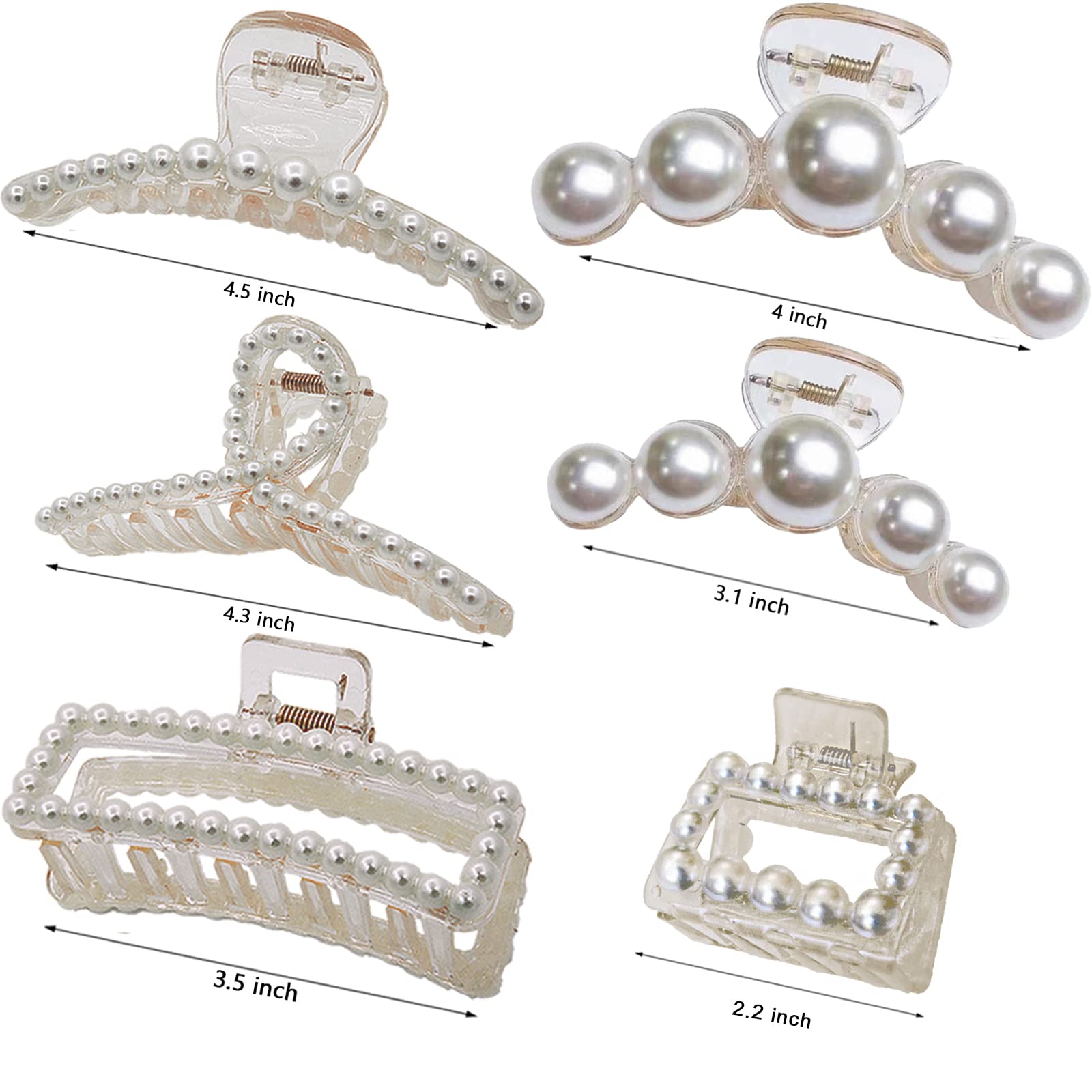 Pinza de perla blanca Sisiaipu, detalle elegante para cualquier ocasión