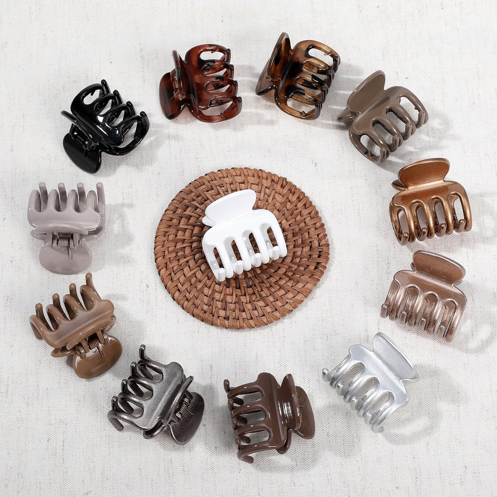 Sisiaipu pinzas de pelo garra marron, diseño práctico para uso diario.