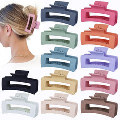 Pinzas Sisiaipu para cabello medianas, coloridas, ideal para peinados rápidos.