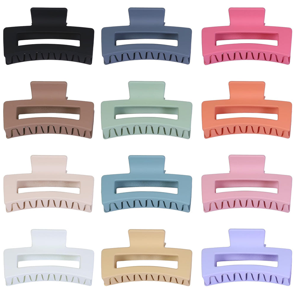 Pinzas de boca cuadrada Sisiaipu, colores variados para fijar mechones.