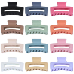 Pinzas de boca cuadrada Sisiaipu, colores variados para fijar mechones.