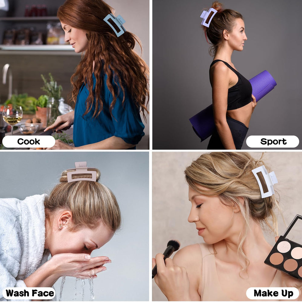Pinzas para cabello Sisiaipu, colores brillantes para fijar mechones rápidamente.