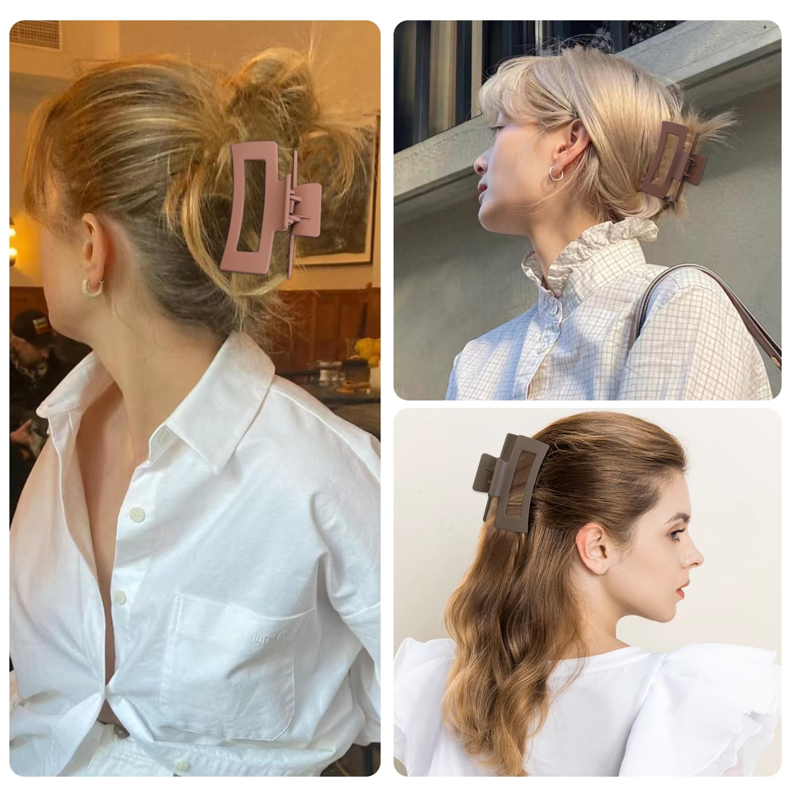 Sisiaipu pinza mediana para cabello fino, cómodo y estable.