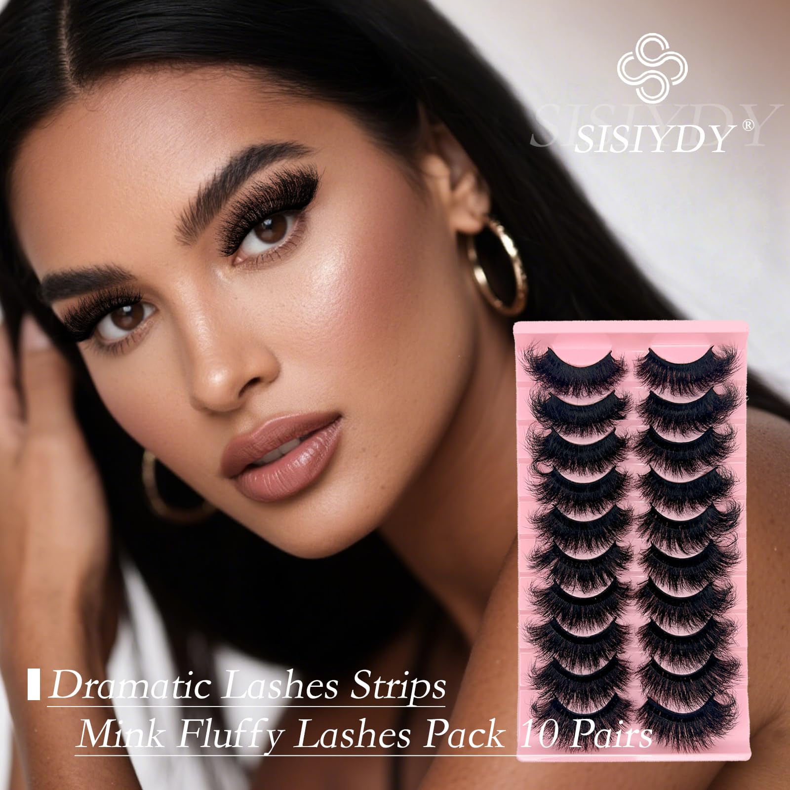 SISIYDY Mink Lashes cruelty-free fibers ensure ethical styling.