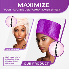 SISWOW Deep Conditioning Cap features auto shut-off for safety.