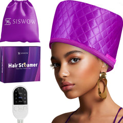 SISWOW Hair Steamer Cap deep conditioning with thorough heat coverage.