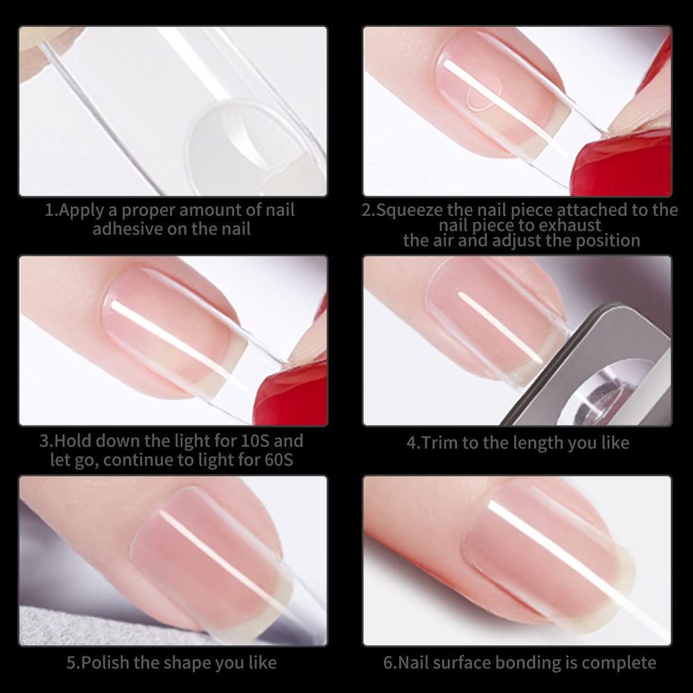 Sitelenaby corte recto en uñas XXL para estilo moderno.