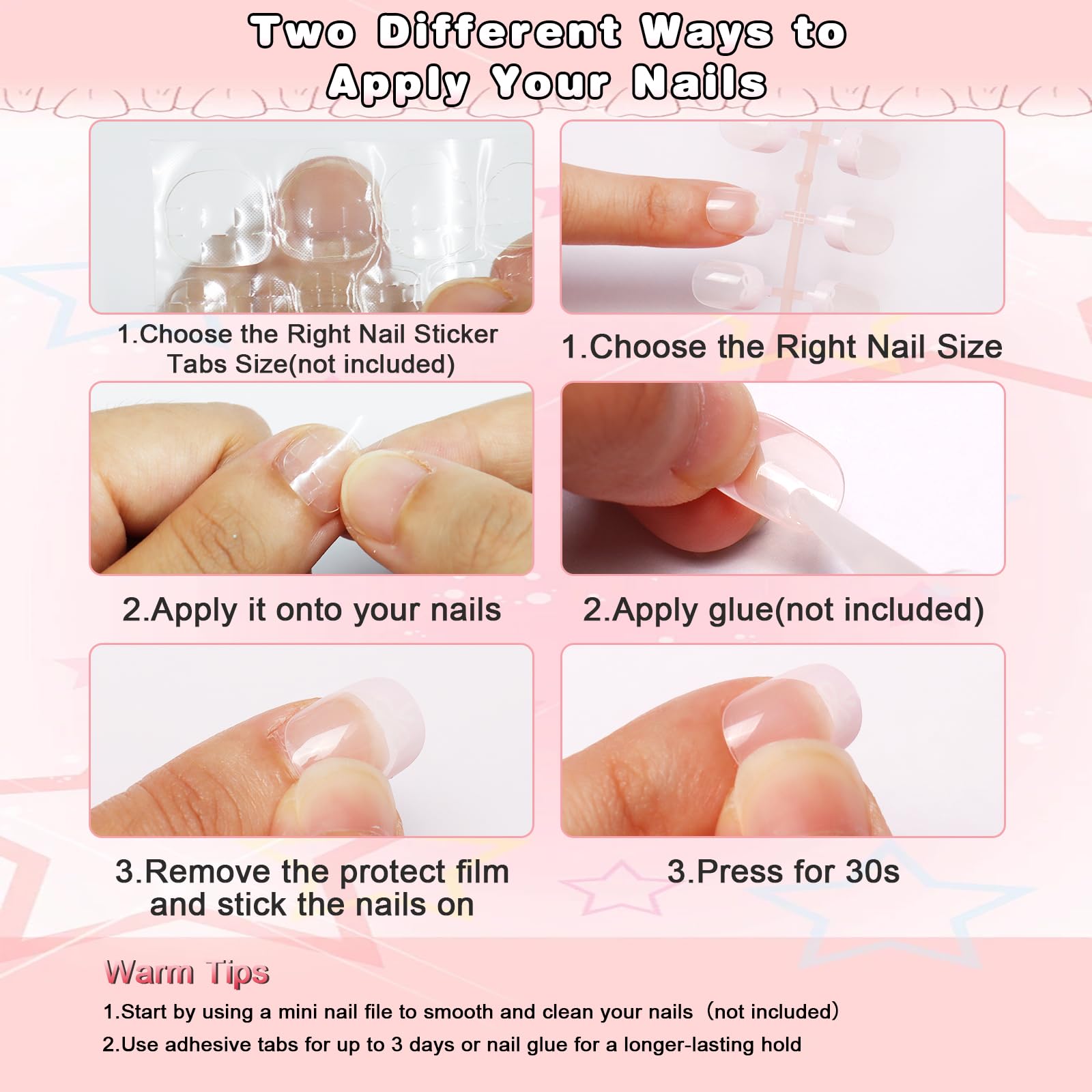 SIUSIO dress up playtime nails kit for imaginative pretend play