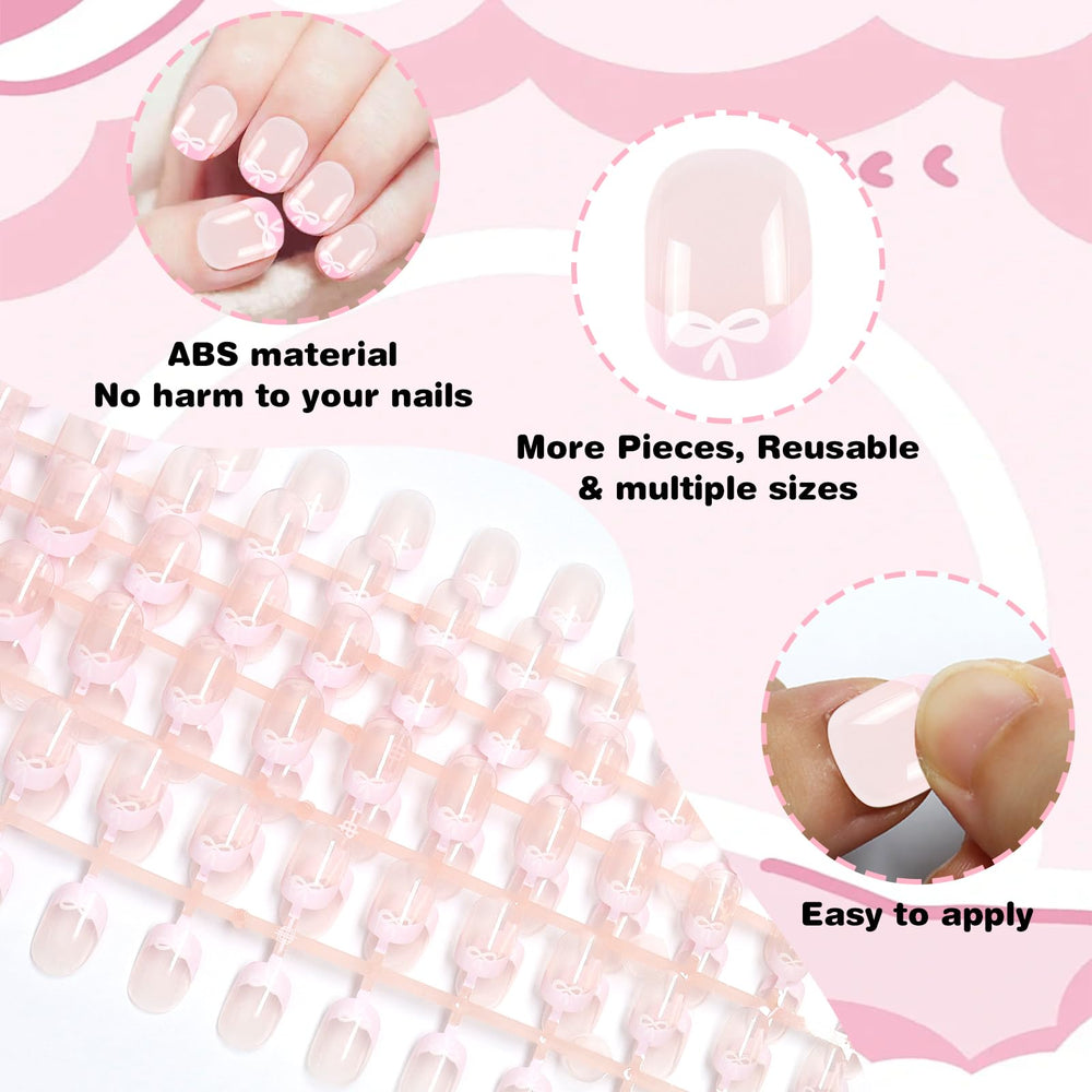 SIUSIO full cover nail strips showing 12 sizes for easy sizing