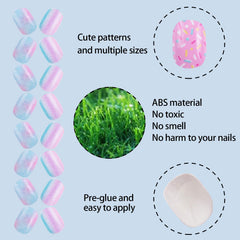 SIUSIO uñas ABS, material seguro y sin olores, aptas para uso infantil.