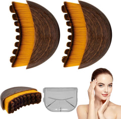 Sixco lymphatic contour face brush set, front view, for daily facial sculpting.