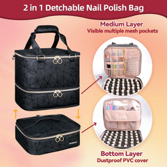 SIYNPAV sponge compartment removable for easy bottle storage