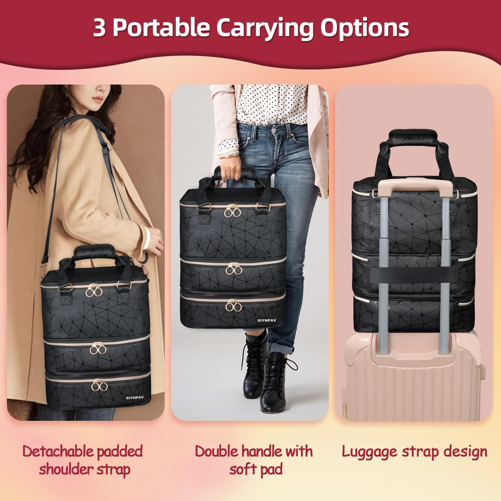 SIYNPAV three-layer design maximizes capacity and organization
