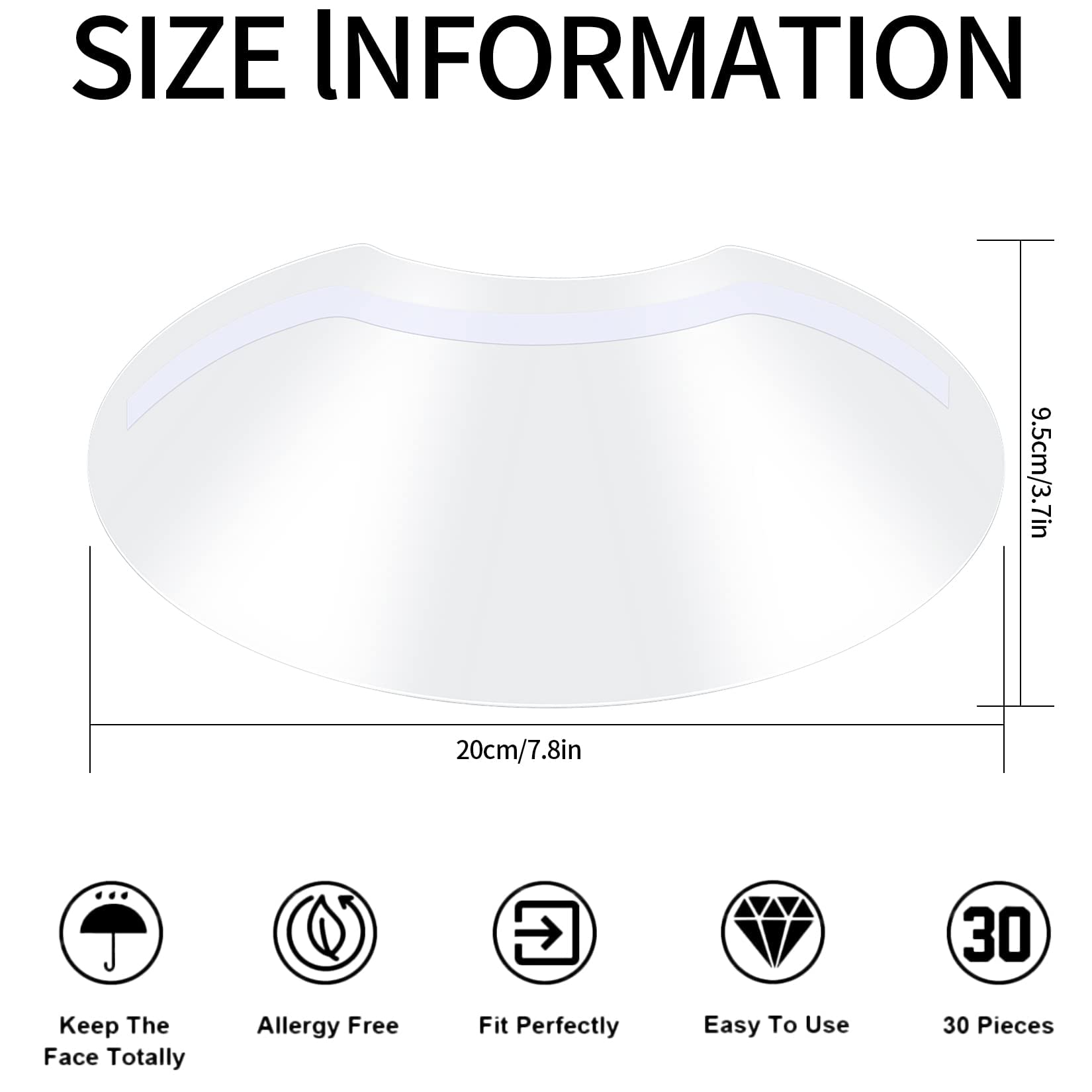Siyurongg eyebrow shield face protector for salon or home use