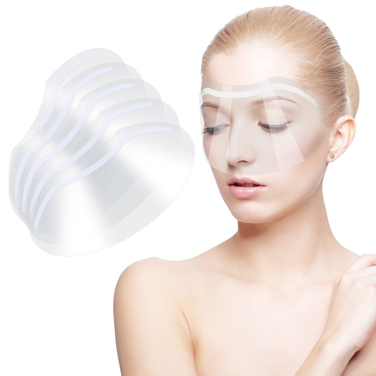 Siyurongg shower eye shield clear visor protects during lash extensions and showers