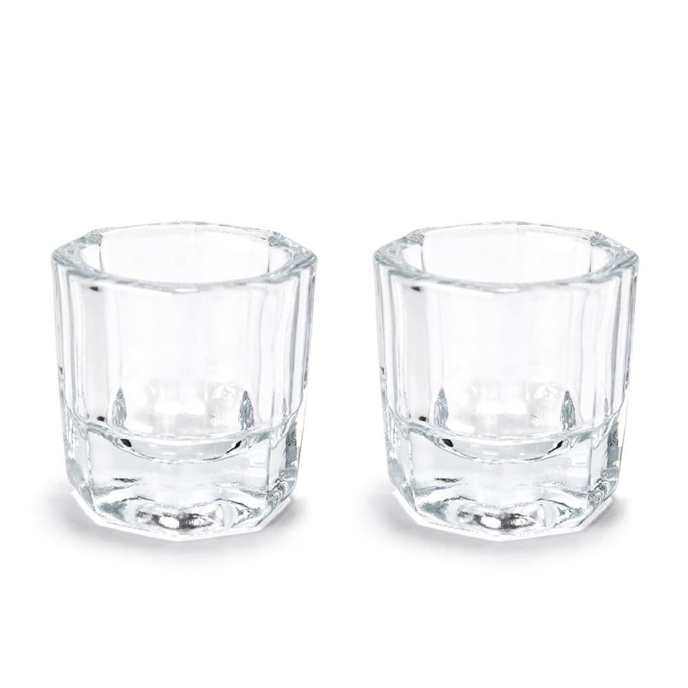 Siyuwuro cuenco dappen de uñas de cristal, ideal para líquidos.