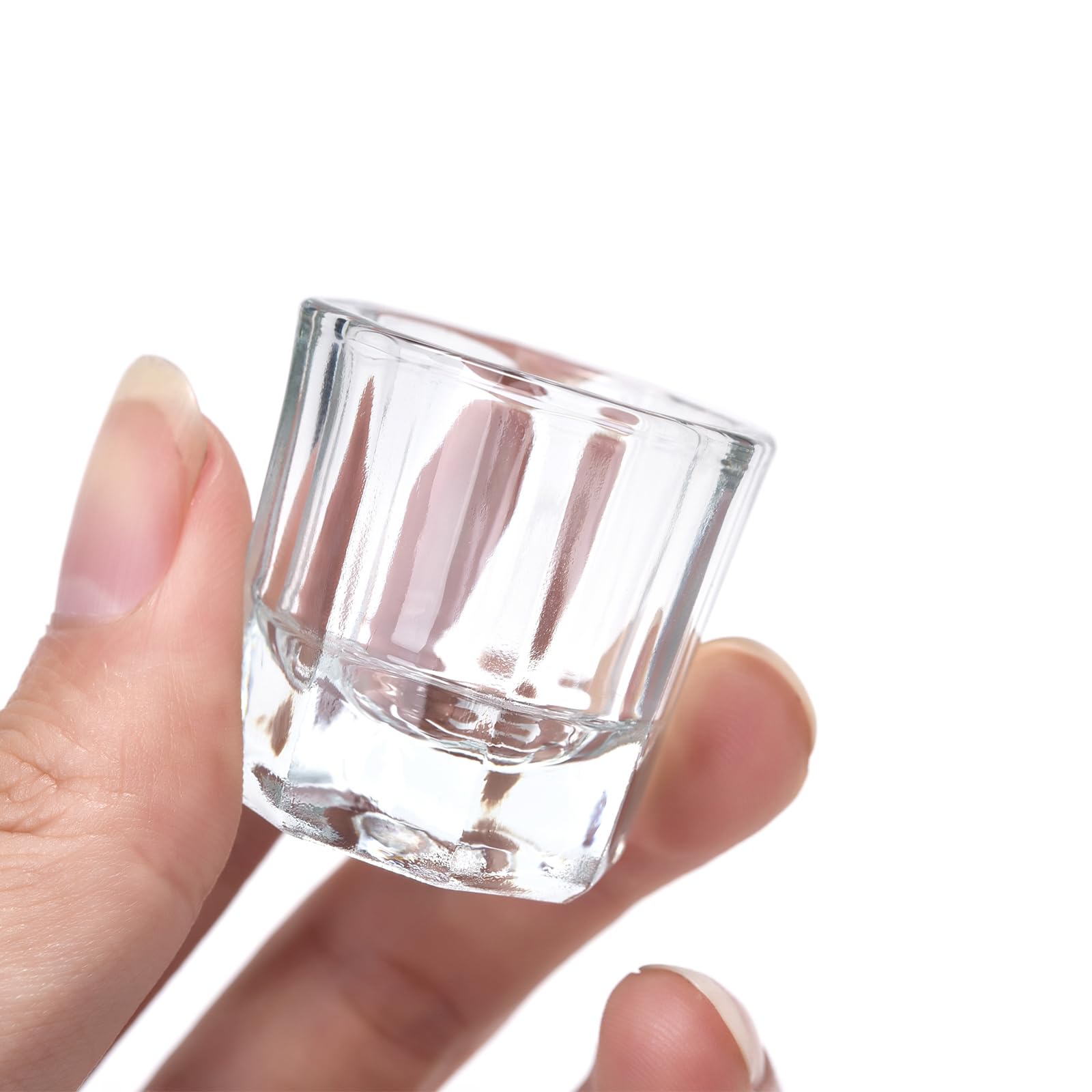 Siyuwuro cuencos de cristal para uñas, fáciles de limpiar.