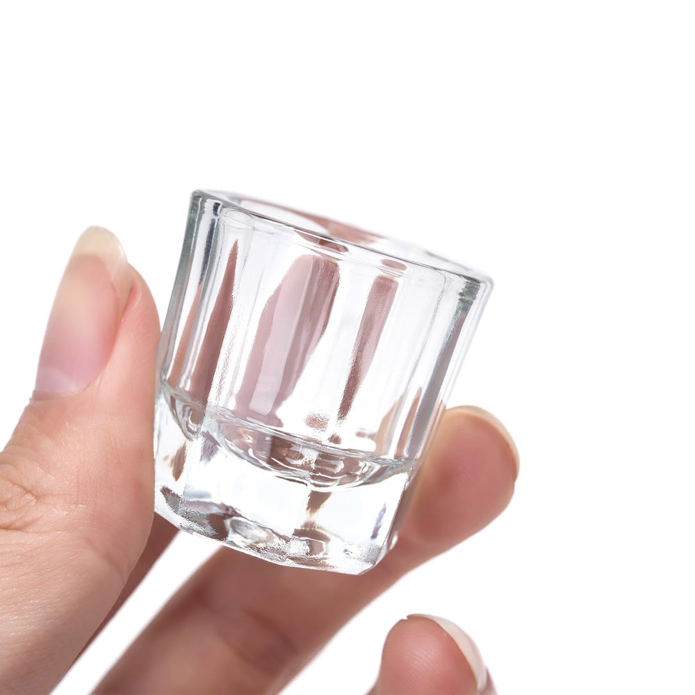 Siyuwuro cuencos de cristal para uñas, fáciles de limpiar.