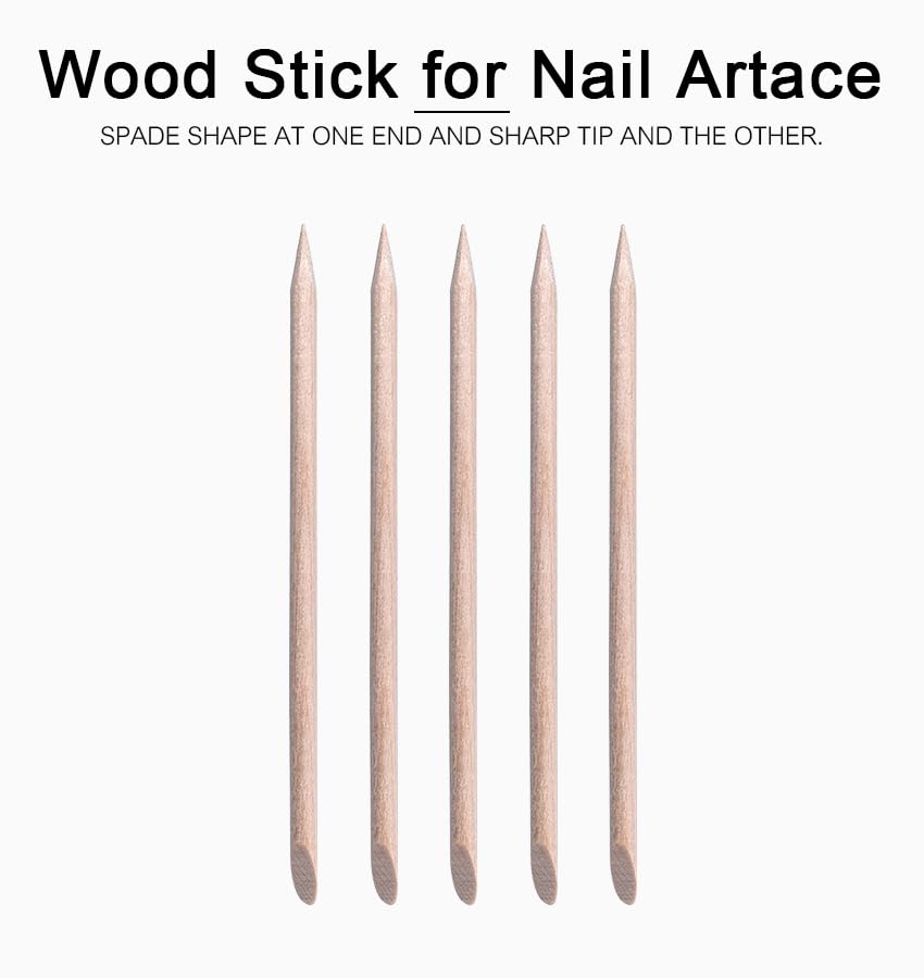 siyuwuro orange wood nail stick sturdy wood reduces nail damage