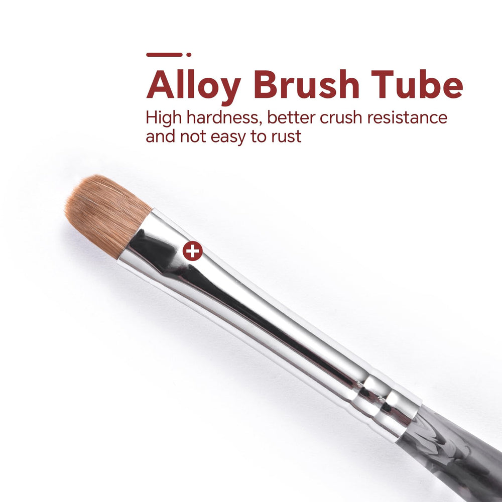 Rust-resistant alloy brush tube provides durable long-term use.