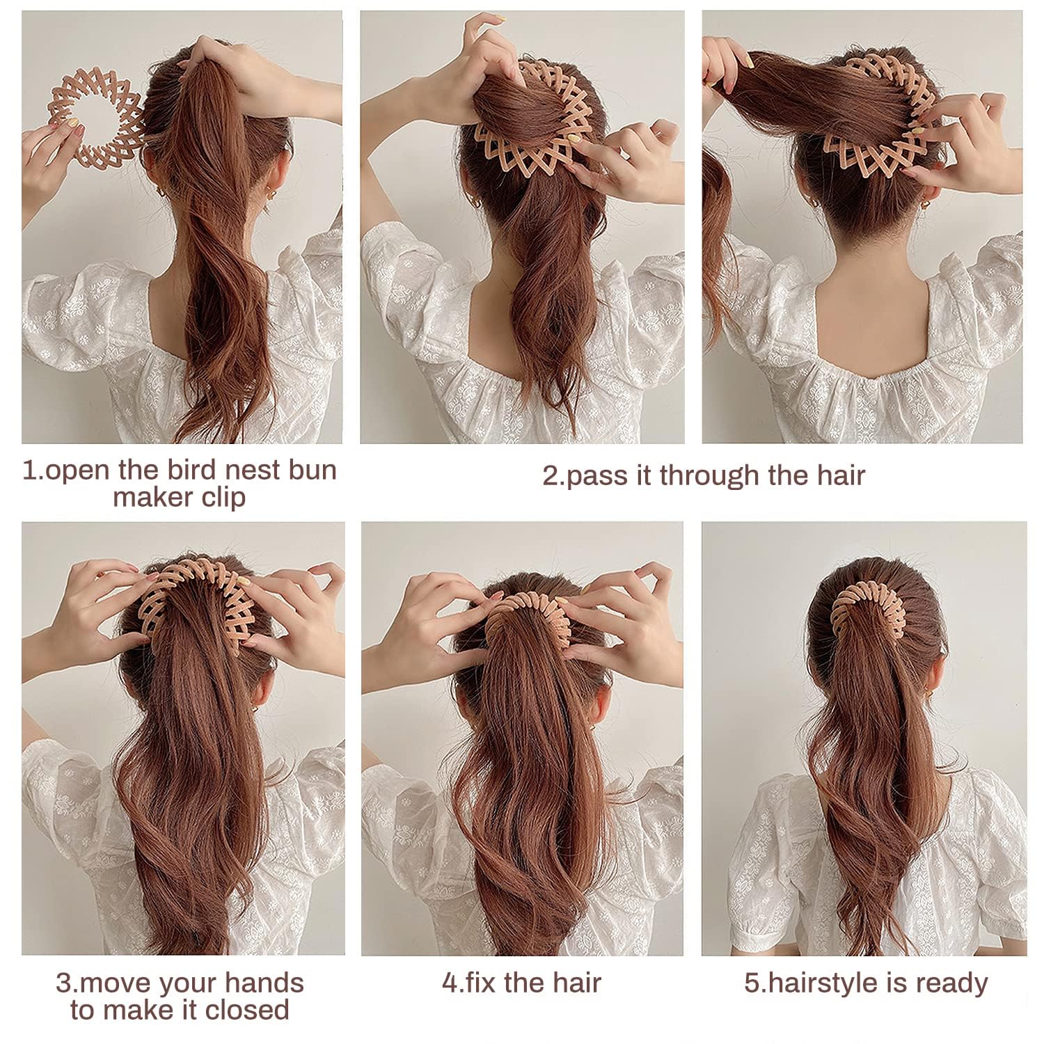Sizobi Bird Nest Magic Hair Clip easy size adjustment for personal fit