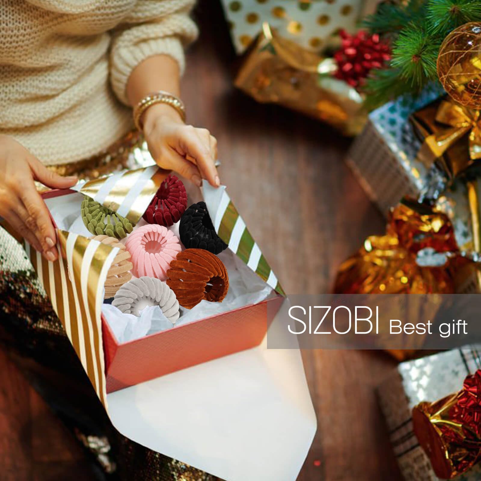 Sizobi clip cabello nido magico portable para bolso y viaje.
