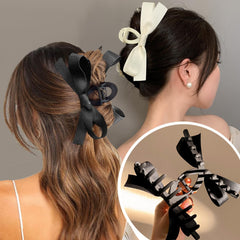 Sizobi satin bow detail emphasizes elegant texture and premium finish