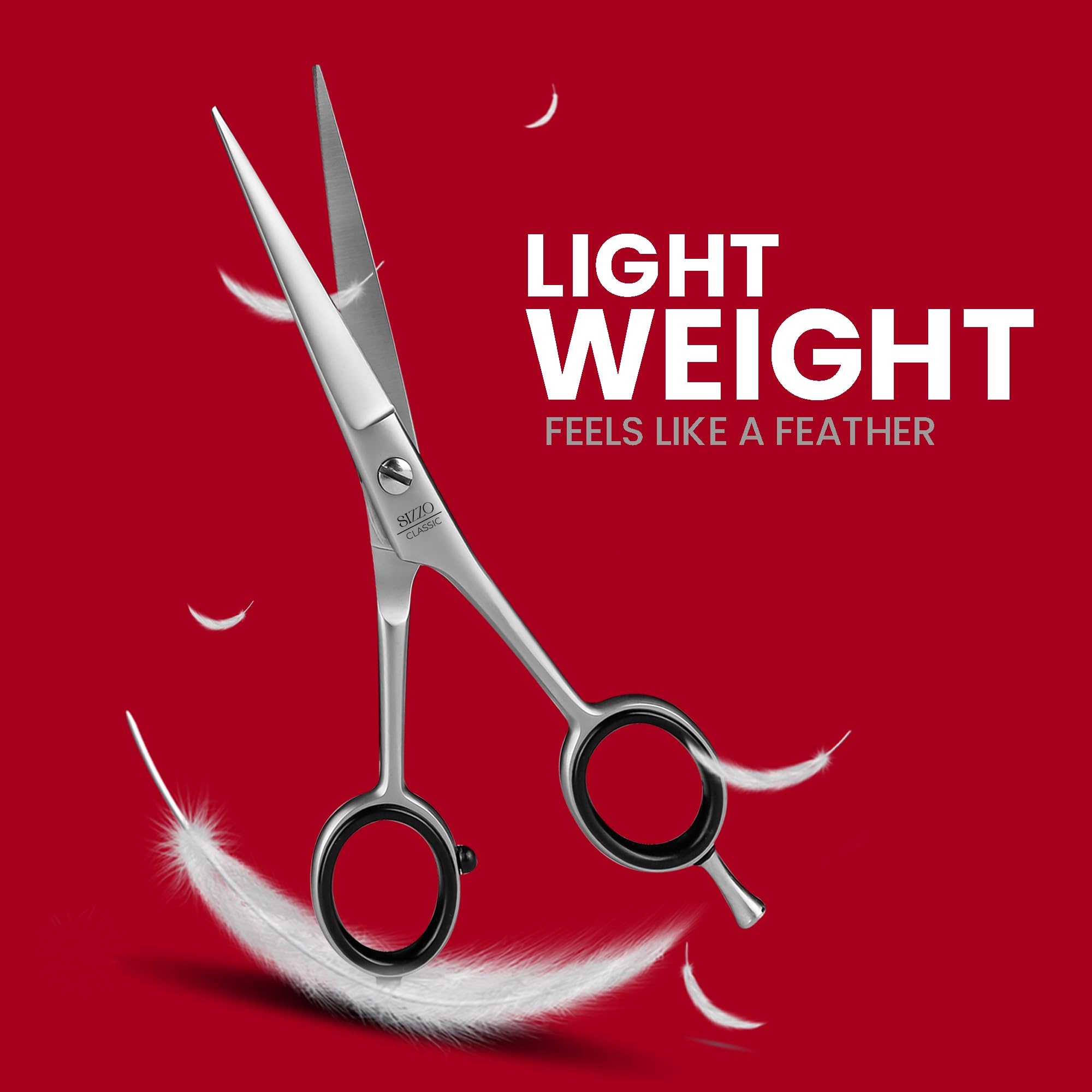 SIZZO lightweight design reduces fatigue during extended styling sessions.