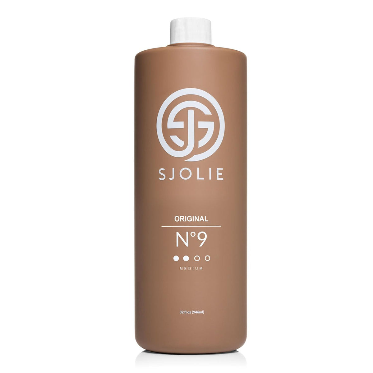 SJOLIE Sunless No.9 bottle dispense for even coverage and a natural tan