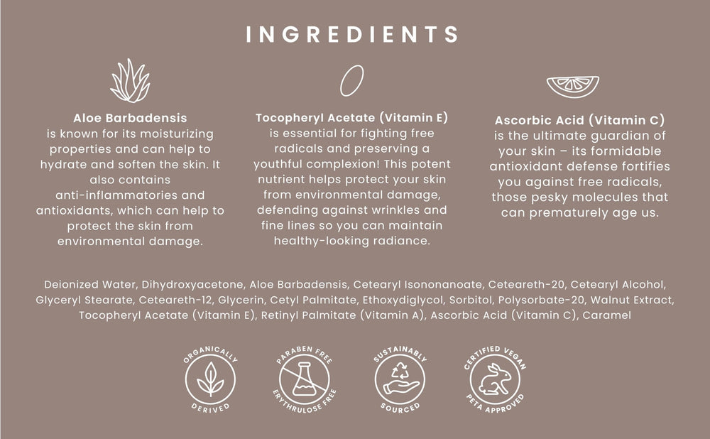 SJOLIE Sunless No.9 vegan-friendly ingredients support comfortable wear