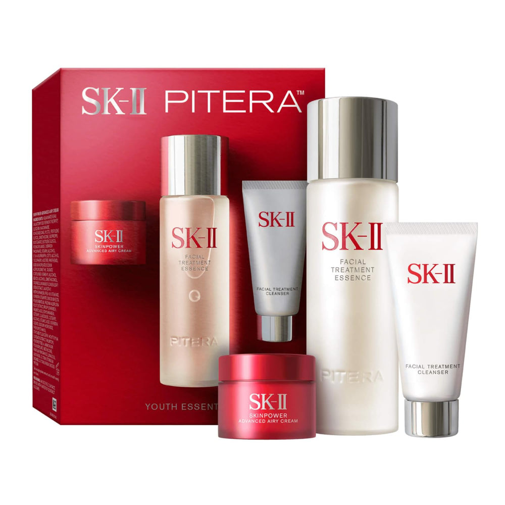 SK-II Youth Essentials Set cleanser image showing gentle cleansing and conditioning
