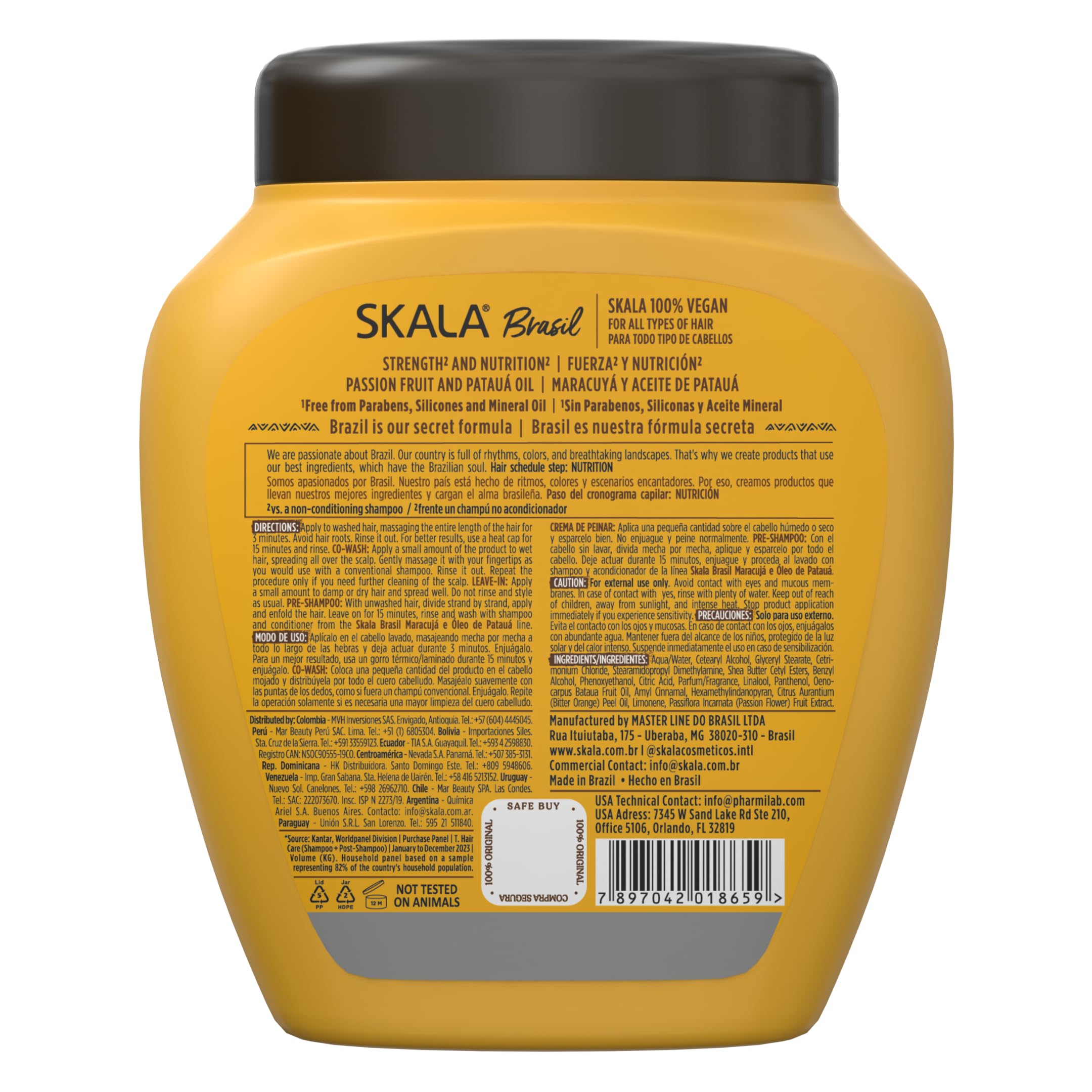 1 kg SKALA cream jar close-up for long-lasting conditioning