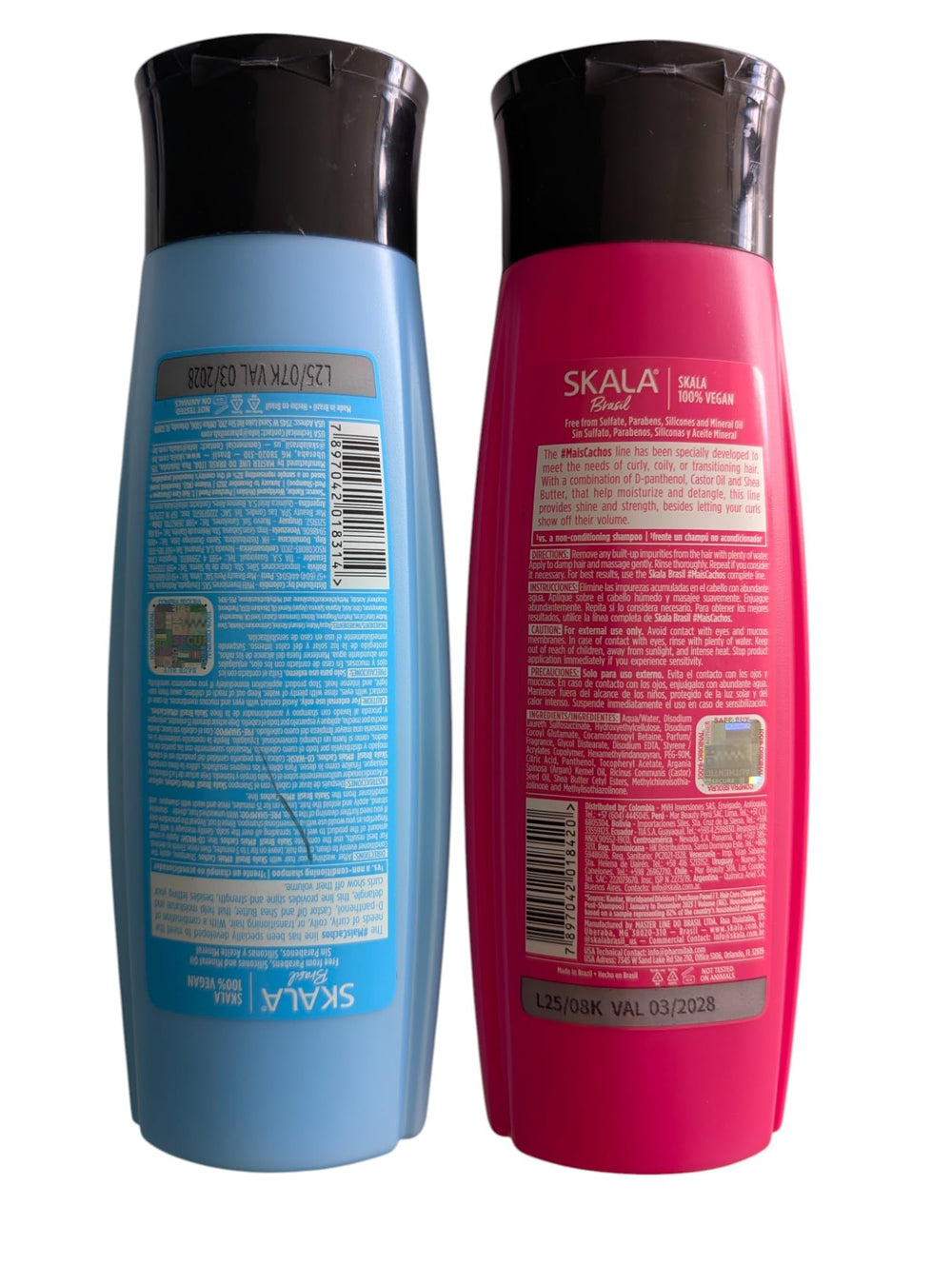 Skala Expert Mais Cachos kit on display for curl care.