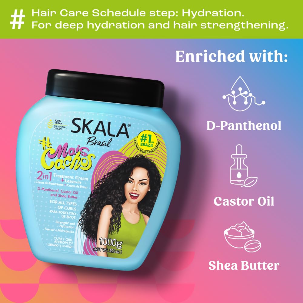 SKALA Mais Cachos Hydrates: control del encrespamiento en rizos.