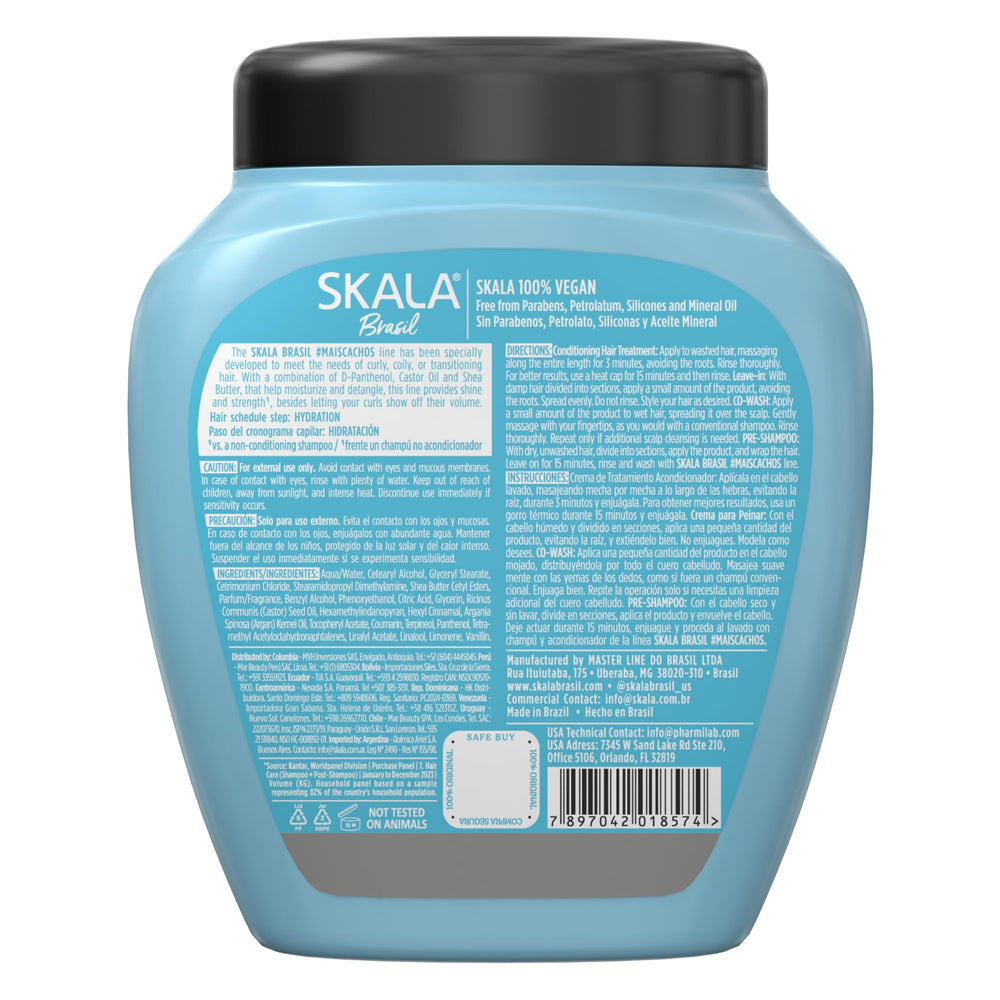 100% vegan SKALA formula supports clean, compassionate hair care.