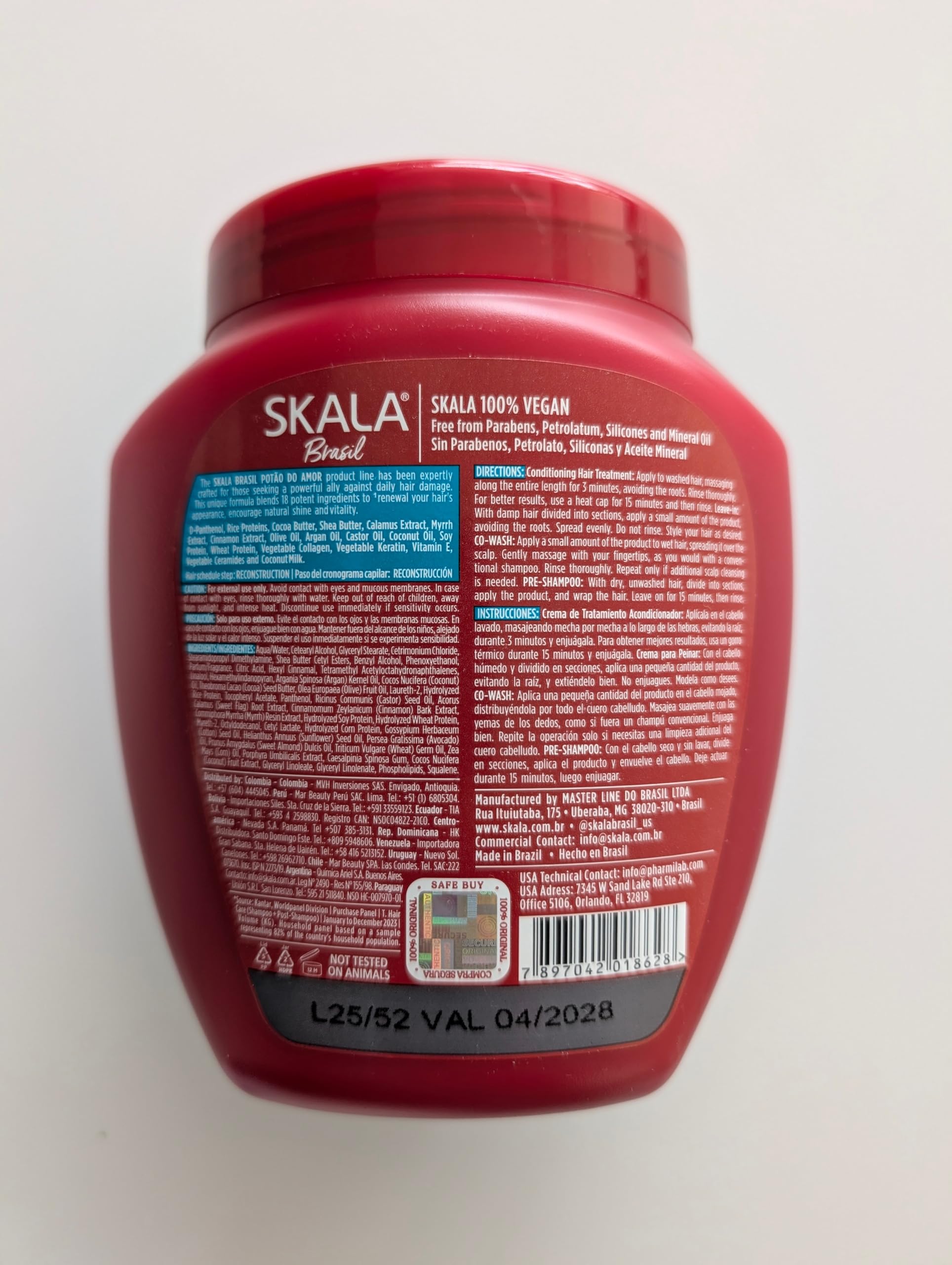 Skala Potao del Amor 2en1 control del frizz deja el cabello más manejable