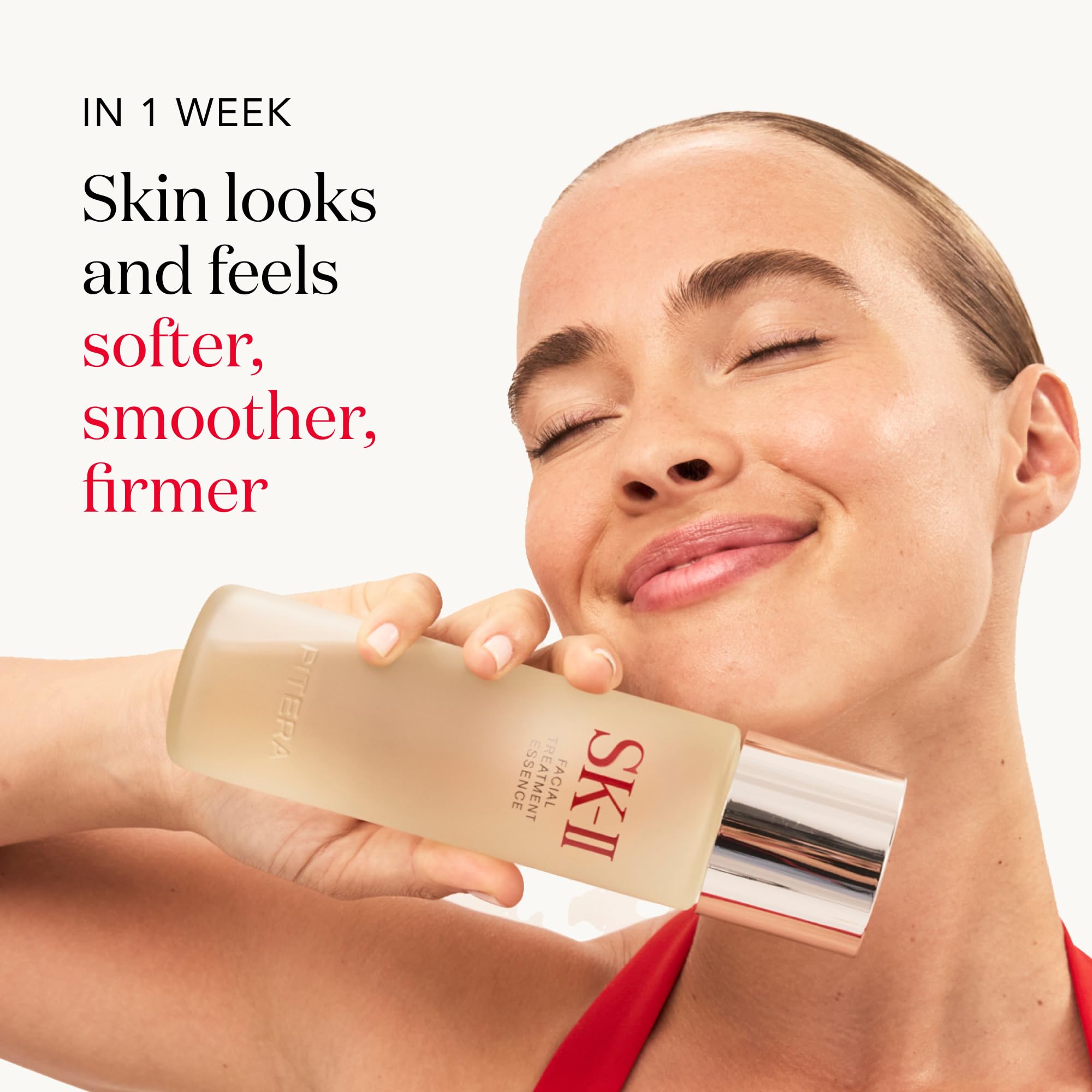 Close-up of SK-II bottle cap signaling premium ritual and reliability.
