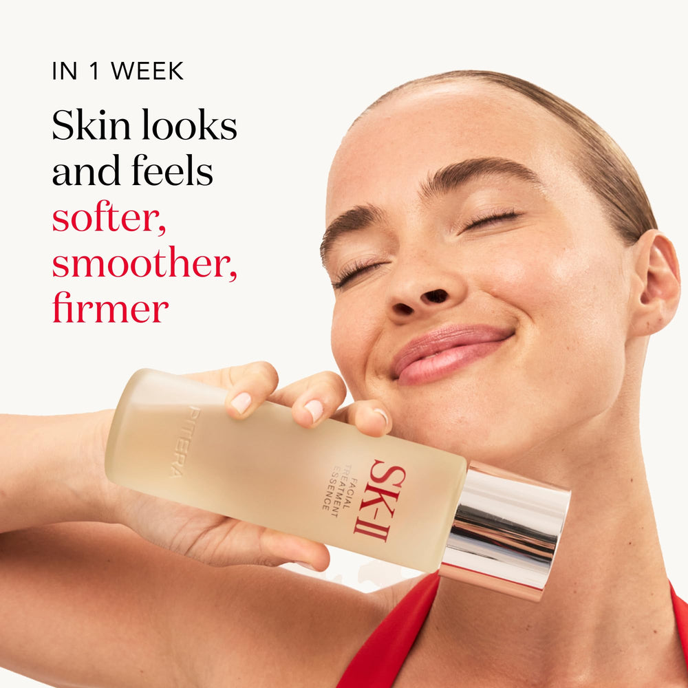 Close-up of SK-II bottle cap signaling premium ritual and reliability.
