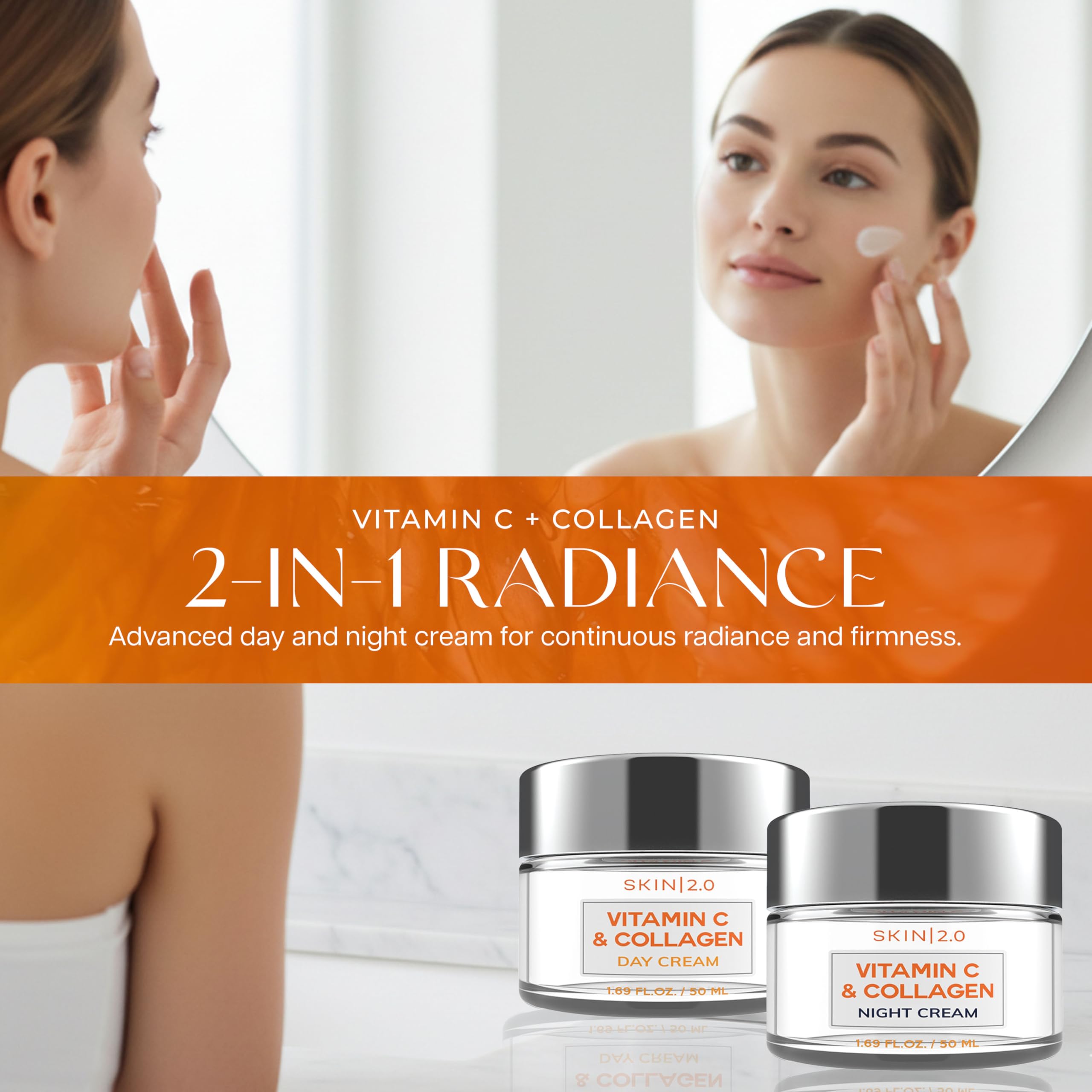Skin 2.0 crema noche reparadora, para regeneración durante el sueño.