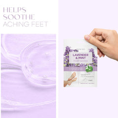 Hidratación profunda de pies con Skin 2.0 Lavender Mint.