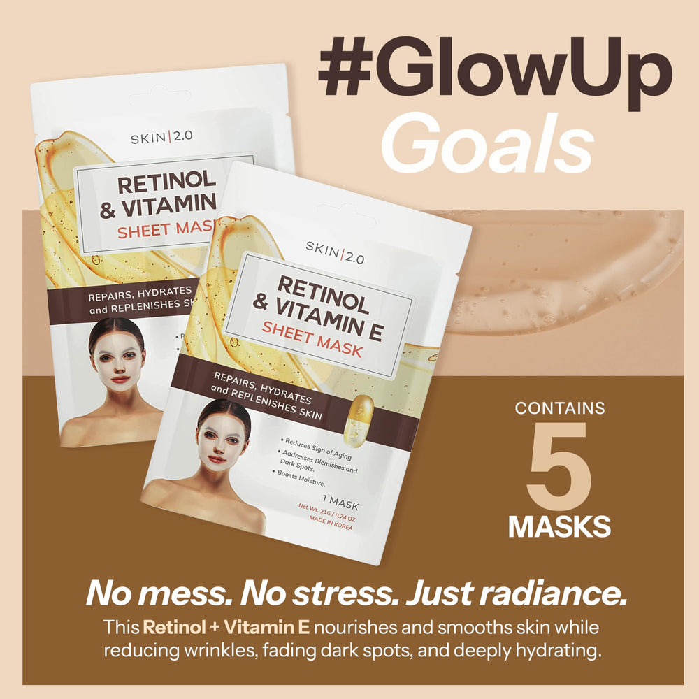 Skin 2.0 Mascara rejuvenecimiento facial para piel suave y luminosa.