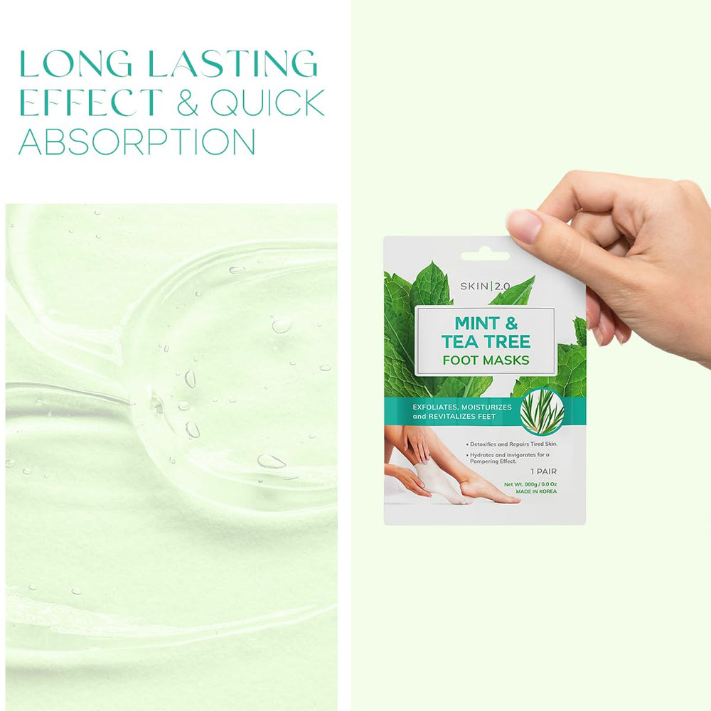 Skin 2.0 mascarilla-pie-arbol-te-menta-aroma-fresco: aroma vigorizante para un spa en casa
