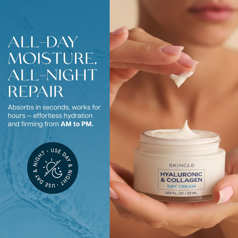 Skin 2.0 Night Cream rich formula ready for overnight moisture renewal