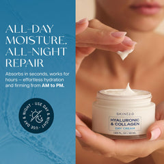 Skin 2.0 Night Cream rich formula ready for overnight moisture renewal